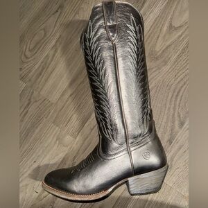 silver ariat cowboy boots women’s size 9